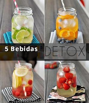 5 bebidas detox