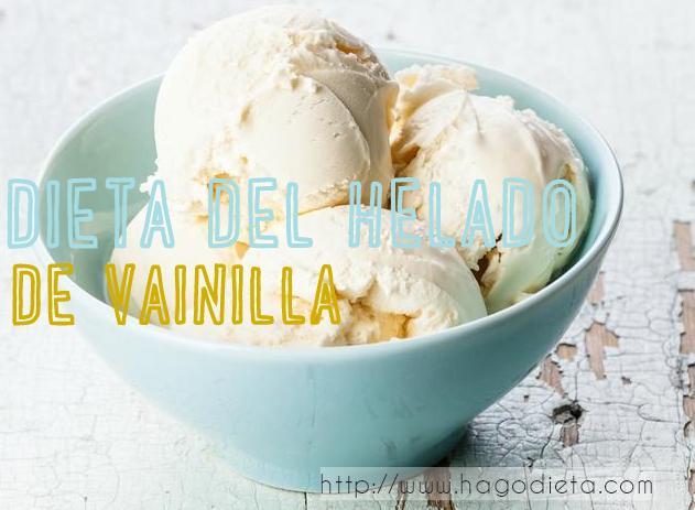 dieta del helado vainilla http www hagodieta com