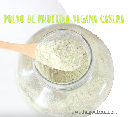 Receta Proteina Vegana en Polvo Casera